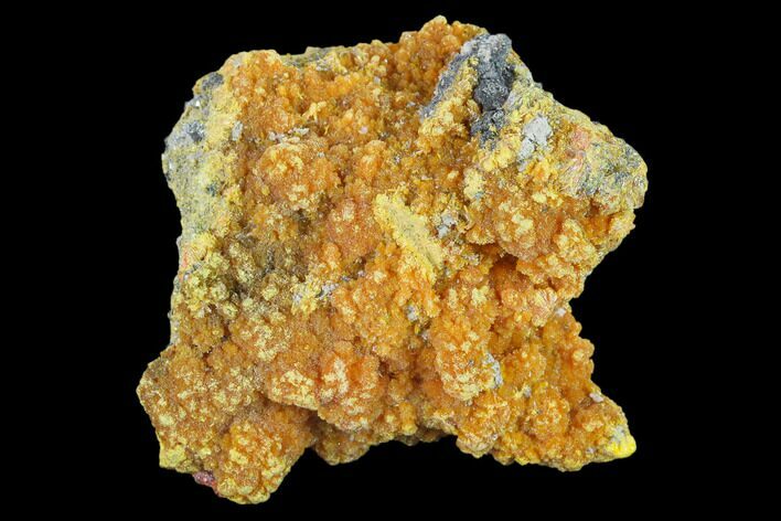 Orpiment Crystal Cluster with Realgar - Peru #133120